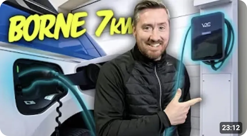 Réalisation Make in France : pose d'une borne de recharge 7 kW et d'un disjoncteur (voiture électrique)