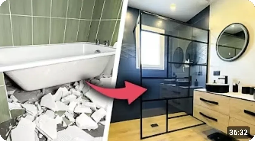 Réalisation Make in France : transformation d'une salle de bain en douche à l'italienne (Loir-et-Cher)